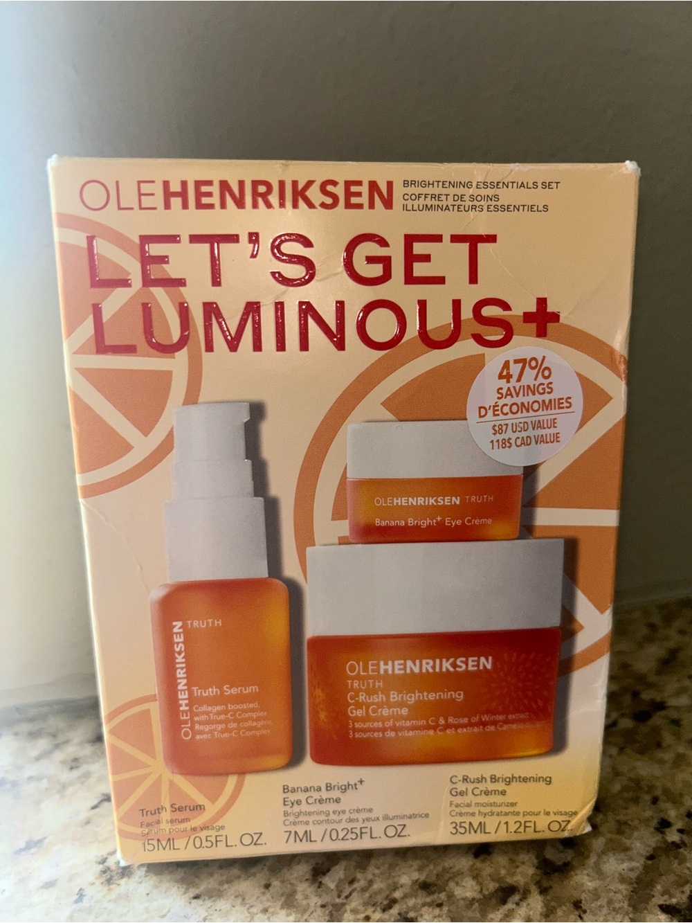 Ole Henriksen Let's Get Luminous+ Skincare Set - NEW